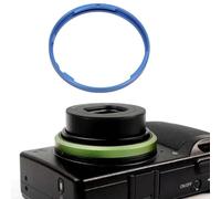 Diyeeni Capuchon D'objectif de Caméra en Métal, Anneau Décoratif en Alliage D'aluminium pour RicohGR3X avec Ajustement Précis, Protection Légère, Esthétique Améliorée (Blue)