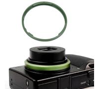 Diyeeni Capuchon D'objectif de Caméra en Métal, Anneau Décoratif en Alliage D'aluminium pour RicohGR3X avec Ajustement Précis, Protection Légère, Esthétique Améliorée (Green)