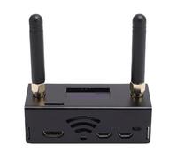 Diyeeni Carte de Point D'accès Duplex, écran de 0,96 Pouces, Indicateurs LED en Temps Réel, avec Deux Interfaces D'antenne UHF VHF, Sortie RF 10 MW, pour Modem Vocal Numérique RasPi