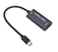 Diyeeni Carte de Vidéo, Entrée 4K, Sortie 1080P, Dispositif de Vidéo USB C avec Plug and Play Zéro Latence, pour L'enregistrement en Streaming en Direct, Les Jeux de Conférence