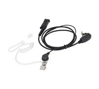 Diyeeni Casque à Tube Acoustique avec Micro, écouteurs à Tube Transparent Push to Talk, avec Microphone intégré, pour DEP570 XPR 3000 MTP3200 XiR E8600