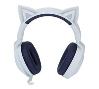 Diyeeni Casque sans Fil Cat Ear avec Micro LED Lumineux Bluetooth 5.4 35 Heures de Lecture 85 DB Limite de Volume Micro Pliable pour Les Jeux, Les Voyages, L'école avec Coussinets (Blue)