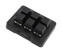 Diyeeni Clavier de Jeu à 6 Touches, Mini Clavier USB à 6 Touches, Claviers de Jeu Mécaniques pour PC, Macro de Programmation, Mini Clavier de Jeu Mécanique RVB à Une Main pour