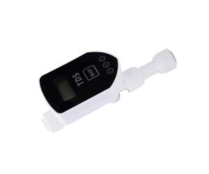 Diyeeni Compteur TDS en Ligne, Précision ±2%, Raccord Rapide 1/4 Pouce | Testeur d\'eau numérique avec affichage LED, compteur de mesure ppm pour systèmes RO, aquariums, culture hydroponique,