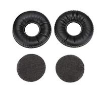 Diyeeni Coussinets d'oreille Casque, 2pcs Coton oreillette oreillette Coussin + 2pcs éponge, Coussinets d'oreille de Remplacement pour AKG K121S K121S K141 MK II K142