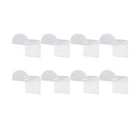 Diyeeni Crochets du Chapeau, 8pcs Hat Rack Strong Adhésif Décoratif pour les Chapeaux de Bord Large (Transparent)