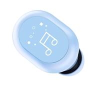 Diyeeni Écouteur Unique sans Fil BT 5.0, Contrôle Tactile, 3 Heures de Lecture, étanche IPX4, Pilote Dynamique de 8 Mm, Portée de 10 M, pour Les Déplacements Sportifs (Blue)