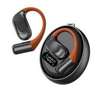 Diyeeni Écouteurs de Traduction de Langue AI, Oreillettes de Traduction Bluetooth en Temps Réel de 144 Langues avec Application et étui de Chargement, Suppression du Bruit ENC à Double (Black)