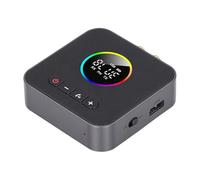 Diyeeni Émetteur de Réception Bluetooth 6.0, Adaptateur Bluetooth 3 en 1 pour TV Stéréo avec Affichage Numérique, AUX 3,5 Mm, clé USB, Prise en Charge iOS pour pour PC