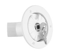 Diyeeni Filtre de Remplissage d'eau Douce à Entrée d'eau par gravité Verrouillable avec 2 Clés pour Caravane, Bateau, Remorque, Port de Remplissage 'Eau de Camping-Car, Bouchon de 'Eau en ABS