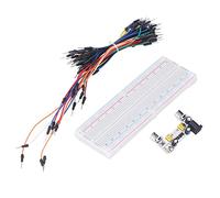 Diyeeni Kit de Planche à Pain 830 Points de Connexion avec Alimentation | Kit de planche à pain électrique pour débutants, 65 câbles de démarrage, module d\'alimentation 12V DC, pour prototypage de