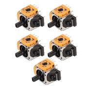 Diyeeni Kit de Réparation de Remplacement de Manette PS5, 5 Joysticks Analogiques 3D - Performances Stables, Faciles à Installer avec Un Matériau ABS de qualité Supérieure pour Une