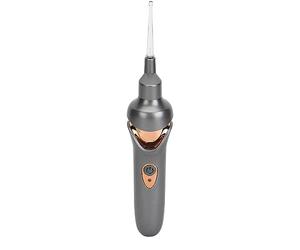 Diyeeni Kit de Retrait de Cérumen électrique avec Aspiration Sous Vide, Nettoyeur d'oreille LED en Silicone Souple pour Adultes et Enfants, Dissolvant Automatique de Cérumen à Faible Bruit, Outil de