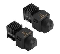Diyeeni Kit Hotend de Buse en Acier trempé de 0,2 Mm, extrémité Chaude de Remplacement D'imprimante 3D Haute Température 650C, avec Couvercle en Silicone, pour X2D H2S H2D H2D Combo A1 (2PCS)