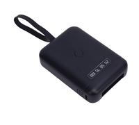 Diyeeni Lampe LED pour Extensions de Cheveux, Séchage Rapide, Affichage du Pourcentage de Batterie, Longue Durée D'utilisation, Design Léger, avec 6 Puces LED, pour Salon et Maison (BLACK)