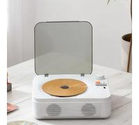 Diyeeni Lecteur CD Portable Bluetooth Rétro Lecteur CD de Bureau avec Télécommande USB AUX Prise Casque pour Voyage à Domicile