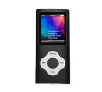 Diyeeni Lecteur MP3, Lecteur de Musique Portable Bluetooth 5.3 avec écran de 1,8 Pouces, Mémoire de 32 Go, Radio FM, Livre électronique, Enregistrement, pour Les Sports de Plein Air et (Black)