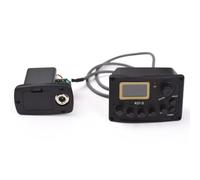 Diyeeni Micro pour Guitare Classique Folk, Réglages Personnalisés du Volume/basse/moyen/aigus/pres pour Configuration de Guitare Classique, Portable Noir 7,6 X 5,1 X 3,1 cm.