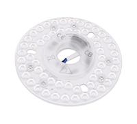 Diyeeni Module de Lumière LED Rond 18W 3000K Variable pour Ventilateur de | Panneau lumineux LED magnétique, avec PC et construction en aluminium, pour salon, chambre à coucher, couloir, appartement,