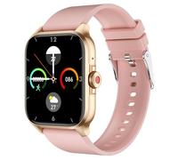 Diyeeni Montre Intelligente pour Répondre et Passer des Appels, Montre de Fitness pour Hommes et Femmes avec Suivi de la santé et Prédiction, écran Tactile de 1,85 Pouces, Plus de 100 (Pink)