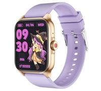 Diyeeni Montre Intelligente pour Répondre et Passer des Appels, Montre de Fitness pour Hommes et Femmes avec Suivi de la santé et Prédiction, écran Tactile de 1,85 Pouces, Plus de 100 (Violet)