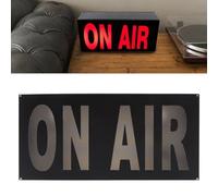 Diyeeni Panneau ON AIR, Panneau de Diffusion de Lumière LED, Voyants D'avertissement de Studio Lumineux avec Télécommande, 12 Couleurs Alimentés par USB pour le Streaming de Podcast en