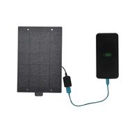 Diyeeni Panneau Solaire Portable 7W, Chargeur Solaire avec Ports USB 5V pour Téléphones Mobiles, Tablettes et Banques d'alimentation, Adaptés aux VR, aux Sacs à Dos et aux Voyages de