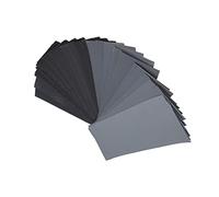Diyeeni Papier de Verre Humide et Sec 120 à 3000 Grains, 14 Feuilles | Assortiment de papier de verre imperméable, feuilles liées à la résine pour le polissage du bois et du métal, double usage