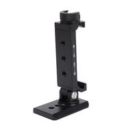 Diyeeni Pince de Téléphone Portable en Métal, Support pour Smartphone avec Rotation à 360 °, Pince Réglable de 65 à 100mm pour Trépied D'appareil Photo