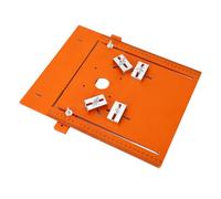Diyeeni Plaque de Machine à Garniture à Main, Base de Scie Circulaire Robuste Multifonctionnelle pour Artisanat