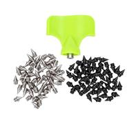 Diyeeni Pointes de Piste 1/4 Pouce, Pointes de Chaussures en Acier allié,