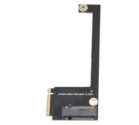 Diyeeni pour Rog Ally Conversion Portable 2230 à 2280 Carte D'extension de Disque Dur SSD NVME M-Key 5 Broches M.2 PCIE 4.0 Adaptateur Convertisseur de Mise à Niveau 90 Degrés Noir