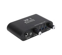Diyeeni Préampli de Microphone, avec Amplificateur de Gain de Micro Ducking XLR Entrée 6,35 Mm 3,5 Mm sensibilité Réglable Profondeur de Temps de Libération pour Conférence de Diffusion