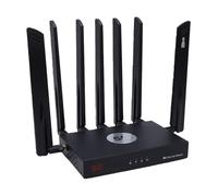 Diyeeni Routeur 5G WiFi 6, Routeur Cellulaire Double SIM AX3000 avec Puce IPQ5018, Vitesse 3,4 Gbit/s 5G NR, Double Bande, 7 Antennes à Gain élevé, pour Streaming 4K et Plus de 100 (Prise UE)