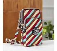 Diyeeni Sac à Bandoulière Chic pour Femmes et Filles, Sac à Bandoulière pour Téléphone Portable avec Fermeture à Sangle Réglable pour Téléphone Grand écran, Billets de Cent Dollars, Clés, (Sergé)