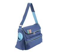 Diyeeni Sac Organisateur de Poussette de Grande capacité, Conception de Poche Pratique pour Les Fournitures de bébé, Vert, pour Les Familles Voyageant (Bleu foncé)