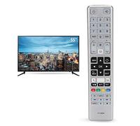 Diyeeni Télécommande idéale pour Toshiba TV, Télécommande pour Toshiba CT-8054 55S3653DB avec Fonction d'apprentissage