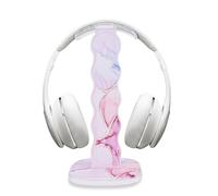 DiyGody Support Casque Universel avec Base Solide, Support de Bureau pour Écouteurs Portable Détachable, Dessin de Marbré Brillant pour Homme, Porte Casque en Acrylique pour Headset Sony/Philips/Bose