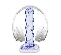 DiyGody Support Casque Universel avec Base Solide, Support de Bureau pour Écouteurs Portable Détachable, Joli Fleur de Lavande pour Femme, Porte Casque en Acrylique pour Headset Sony/Beats/AirPods Max