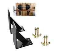 DIYH Équerre De Fixation pour Étagère - Équerres Murale Lourd, avec Vis Et Ancrages, Poids du Roulement 400 Kg, Petits Supports en Fonte 450mm, 2 Pièces
