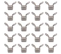 diyhub Lot de 20 bouchons de perles, 2 tailles de mini pinces à ressort en métal pour éviter que les perles ne tombent pour le bricolage