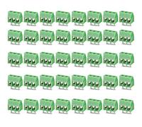 DIYhz Lot de 40 connecteurs de bornier à vis 3 broches pour Arduino 10 A 300 V 10 A 130 V51590 Vert