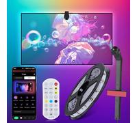 Diyife 5M RGB Bande LED TV Backlight Mise à Niveau Couleur, [Avec Télécommande, App Et Synchronisation Musicale] Ruban LED, pour Chambre, Festival, Salle De Jeux, Fête