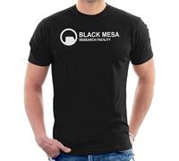 Diyilu Black Mesa Research Facility Half Life Men's T-Shirt Black M