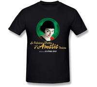 Diyilu Men's Le Fabuleux Destin D Amelie Poulain T Shirt Black M