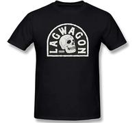 Diyilu Mens Logo of Lagwagon Humor T Shirts Black L