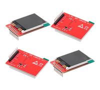 DIYmalls 1.44" Pouces TFT LCD d'écran Module STX - 7735S 128x128 3.3V RGB 65K 4-Wire SPI pour Arduino 2560 ESP32 Development Board (Pack of 4)