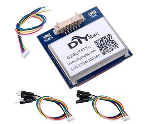 DIYmalls G28U7FTTL GPS récepteur Module 3.3V-5V avec antenne céramique Flash 9600bps 1Hz NMEA-0183 pour contrôle de vol Arduino Flight Control