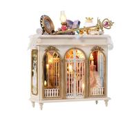 Diymnhaus - Kit de maison de poupée miniature DIY vintage de style européen boutique miniature maison miniature modèle adulte bricolage kit d'assemblage 3D puzzle en bois mini artisanat modèle