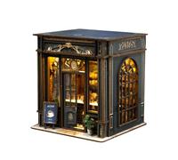 Diymnhaus - Kit de montage 3D en bois pour bibliothèque - Modèle d'architecture pour adulte - Miniature - Décoration d'intérieur